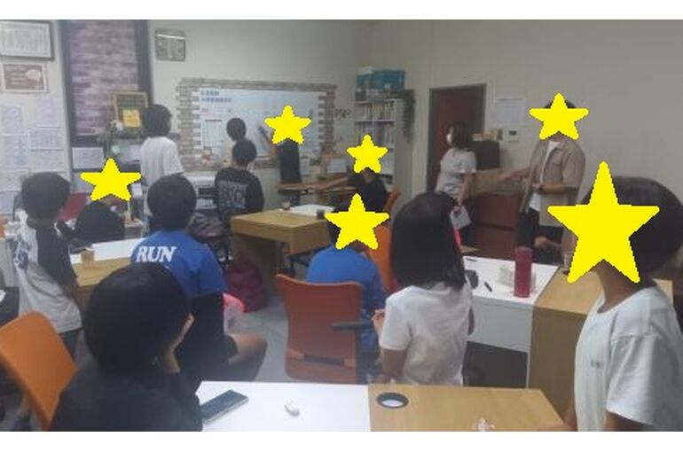 「楽しく学ぶ会」夏期講習最終日